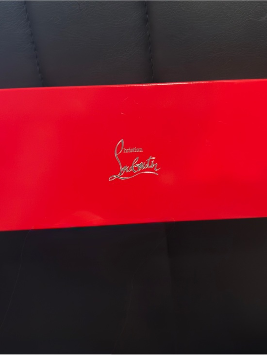 Christian Louboutin Other - Christian Louboutin Red Lid with Black Base and Silver Logo